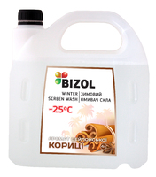 Готовая зимняя незамерзающая жидкость Bizol (-25C) с ароматом цейлонской корицы